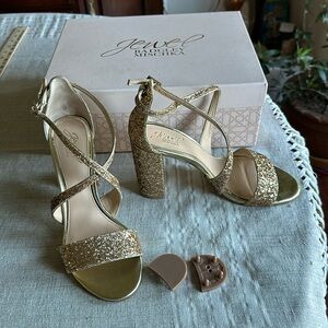 Badgley Mischka “Jewel” evening shoes